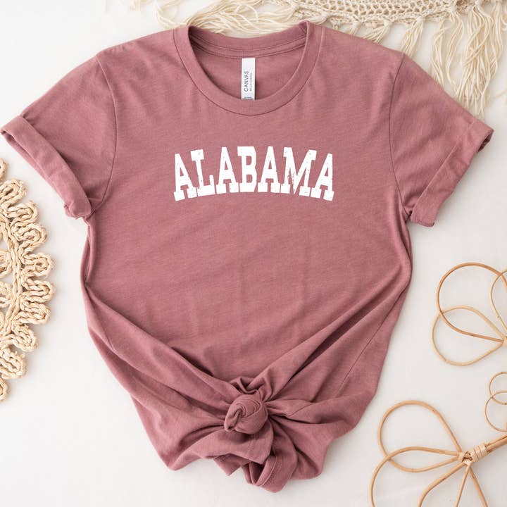 Camiseta estampada Bella de Alabama State para venta al por mayor de Sights Ink