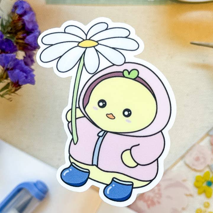 Rain Ducky Sticker for wholesale by Angel + Hare