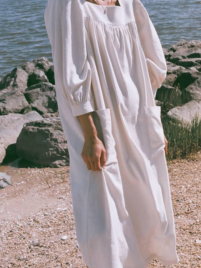 Na Nin – wholesale Dress – Women's – Eunice Raw Silk Muumuu9