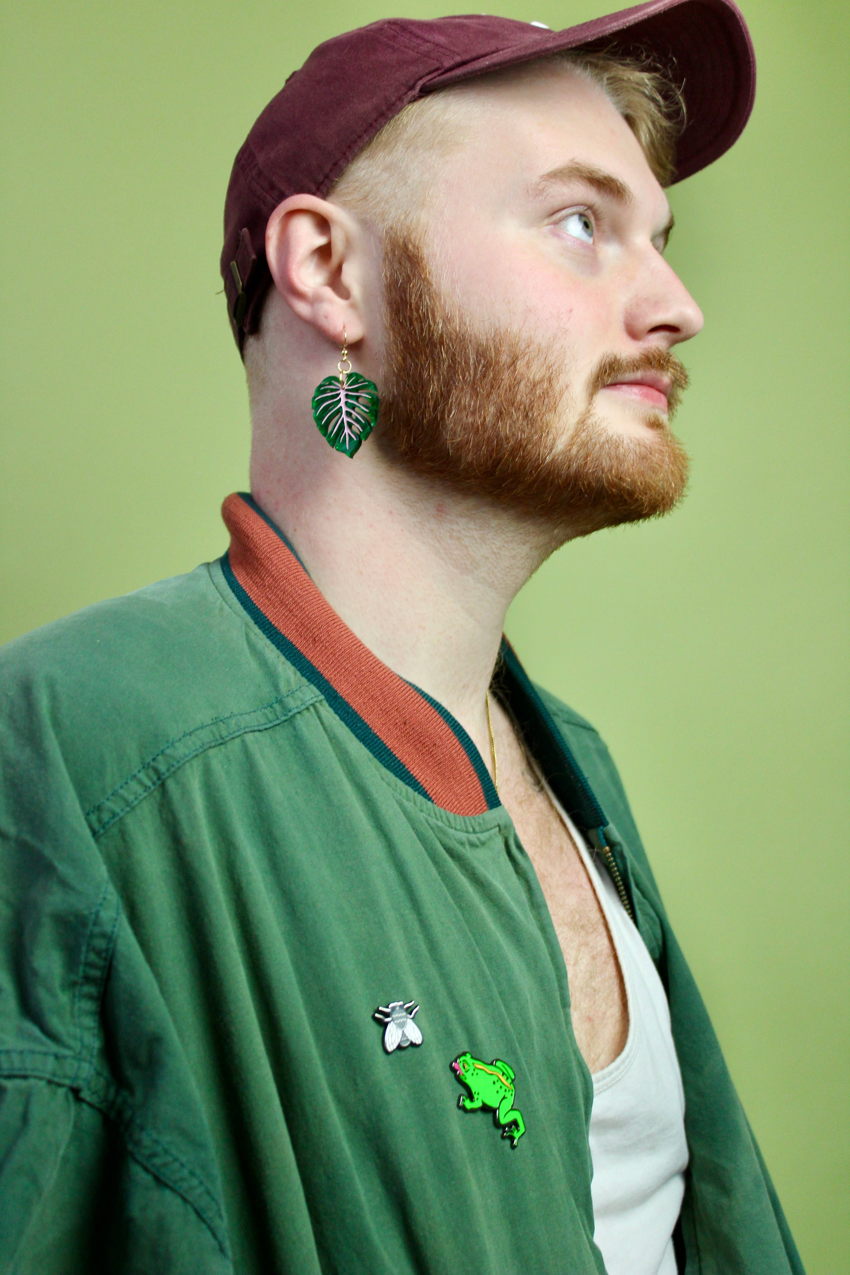 Not Picasso - Vente Boucles d'oreilles pendantes - Mini Monstera4