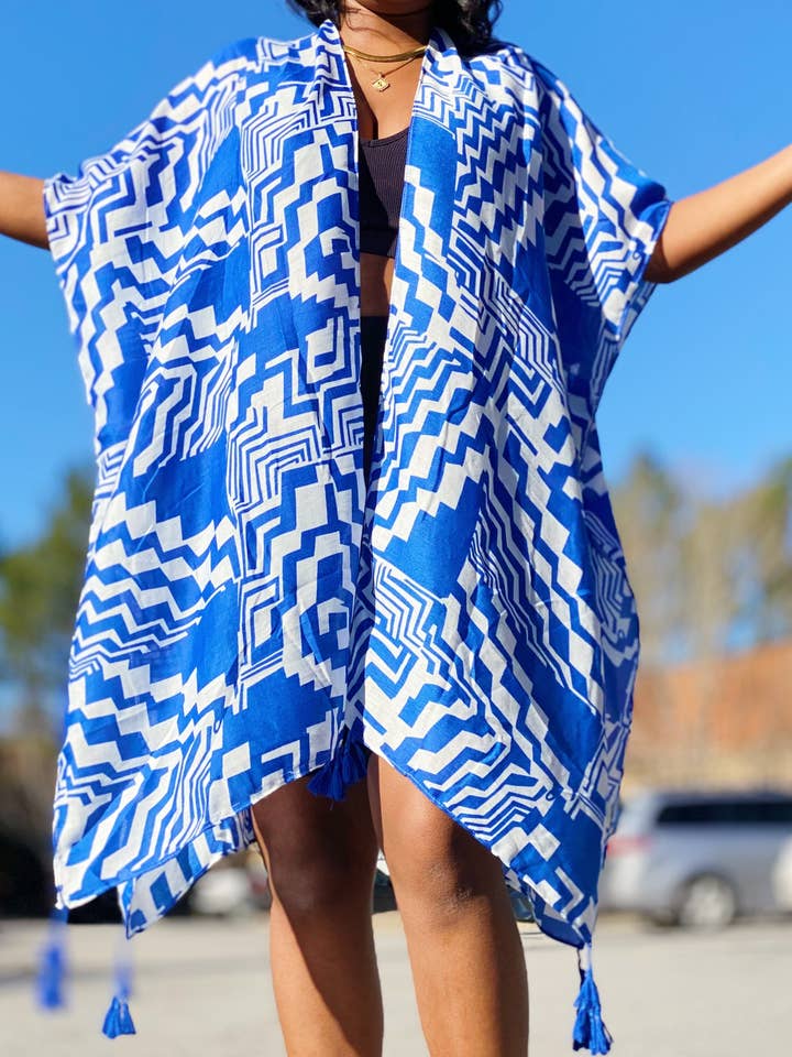 Ellison+Young - Wholesale Kimono - Women's - Geometric Art Kimono2