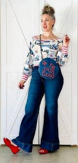 Aerial Clothing sRQ - Wholesale Crossbody Bag - Women's - That Certain Something Denim Crossbody6