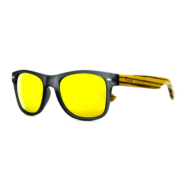 SUNGLASSES - 123 - WAY - GREY - YELLOW for wholesale by Castor Sunglasses
