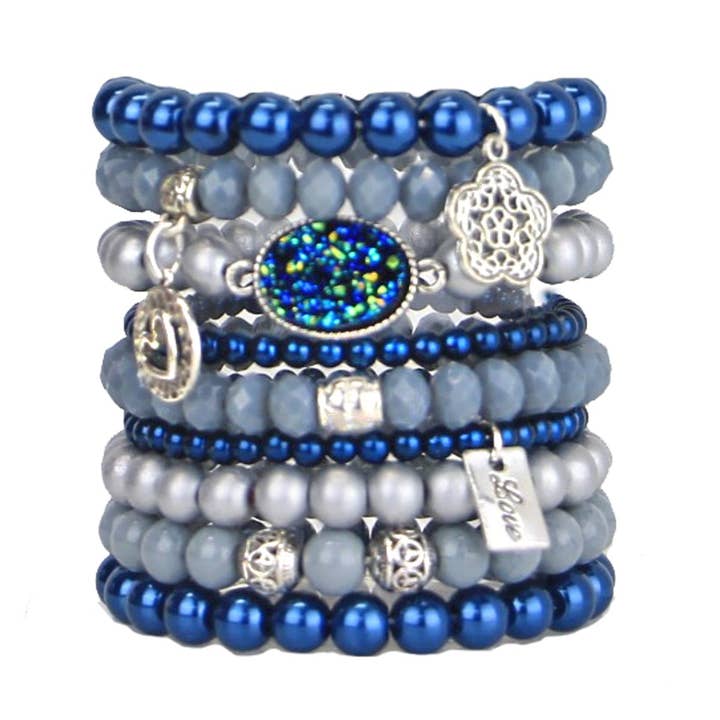 Grace - Handmade Bead Bracelets Set for wholesale by Bohemian Bracelets