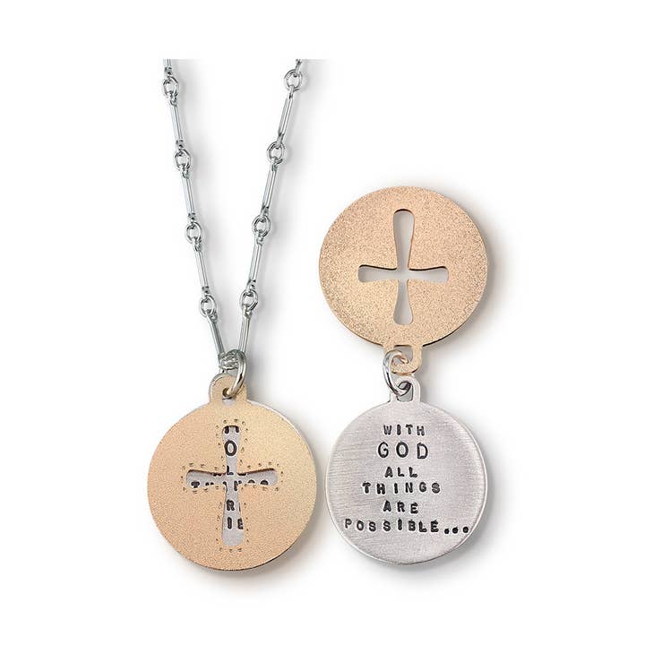 With God All Things Necklace for wholesale by Kathy Bransfield Jewelry