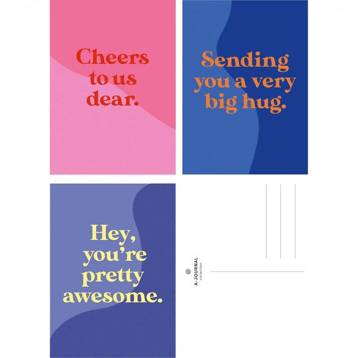 A-Journal Postcard set - 15 Cards for wholesale by A-Journal Stationery