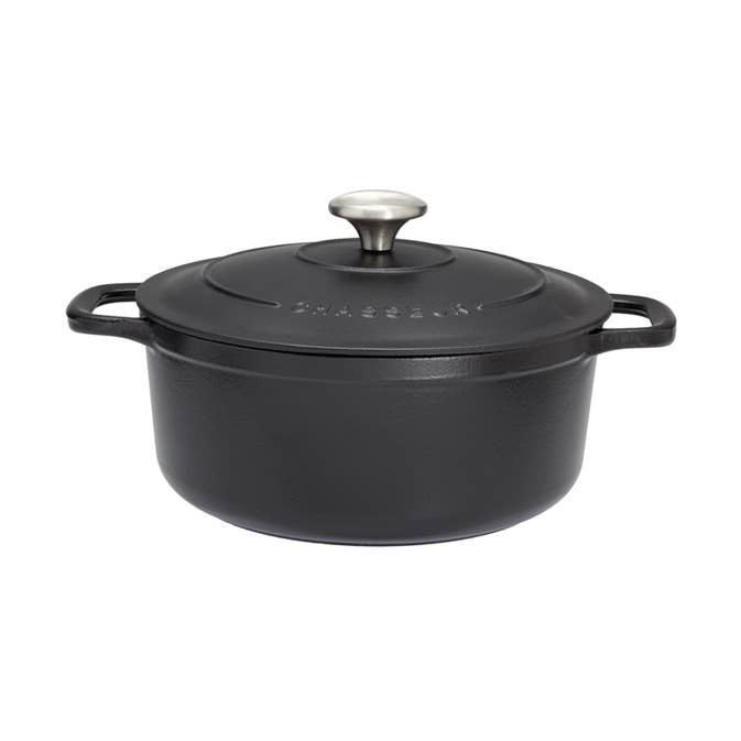 Chasseur 20cm Round Casserole - Matt Black for wholesale by Dexam UK