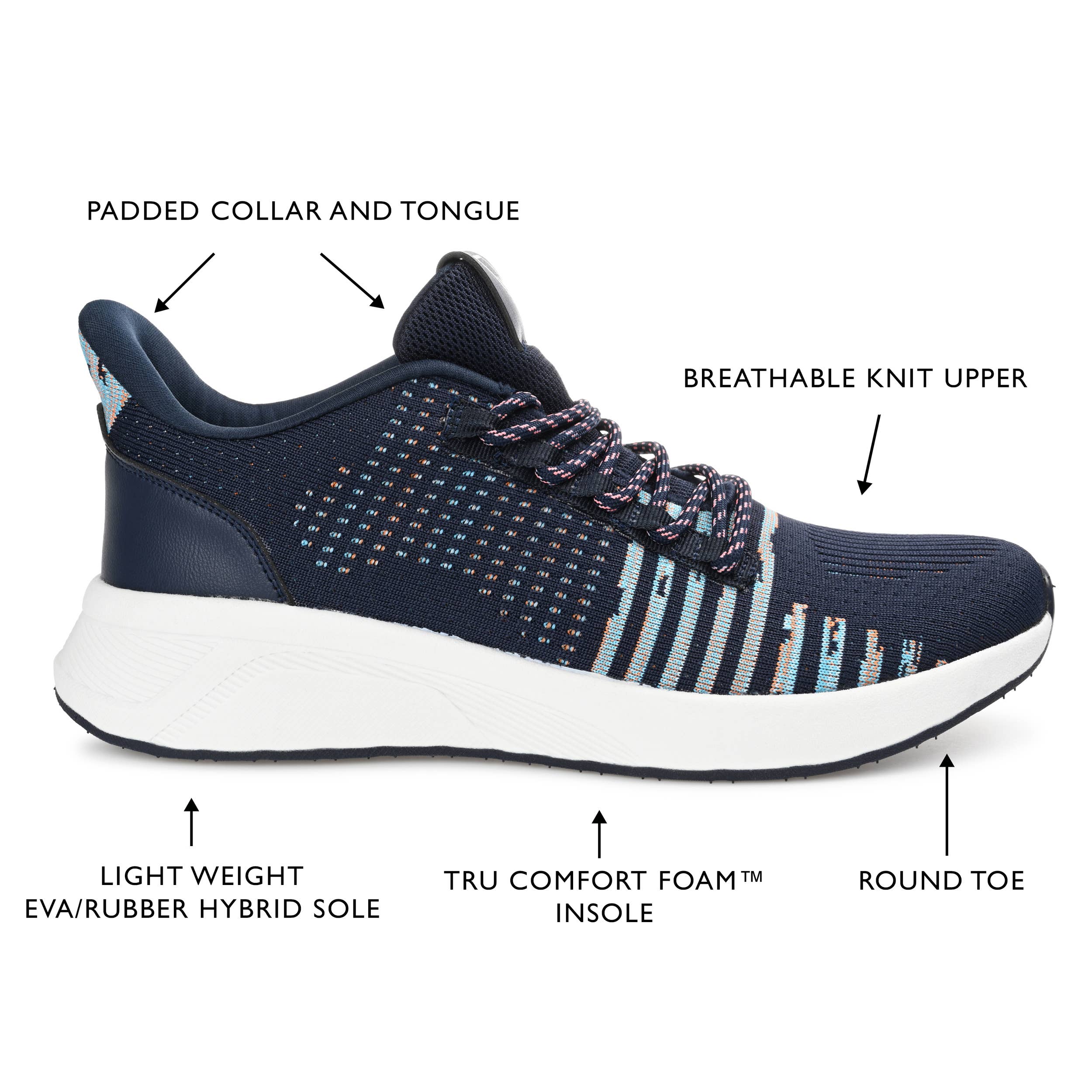 VANCE - Wholesale Lifestyle Sneakers - Men's - Vance Co. Brewer Knit Athleisure Sneaker11