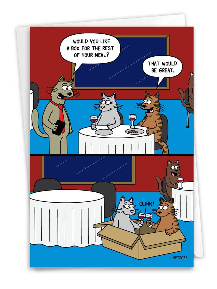 Jubilæumskort - kat boks for engroshandel hos NobleWorks