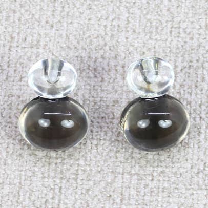 Calabash resin earrings for wholesale by Les Cleias