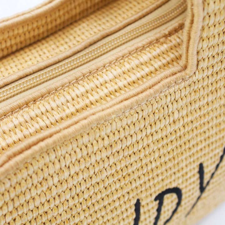 Tom&Eva (F.D.M diffusion) - Wholesale Top Handle Bag - Women's - Minimalist Straw Handbag 24P-60824