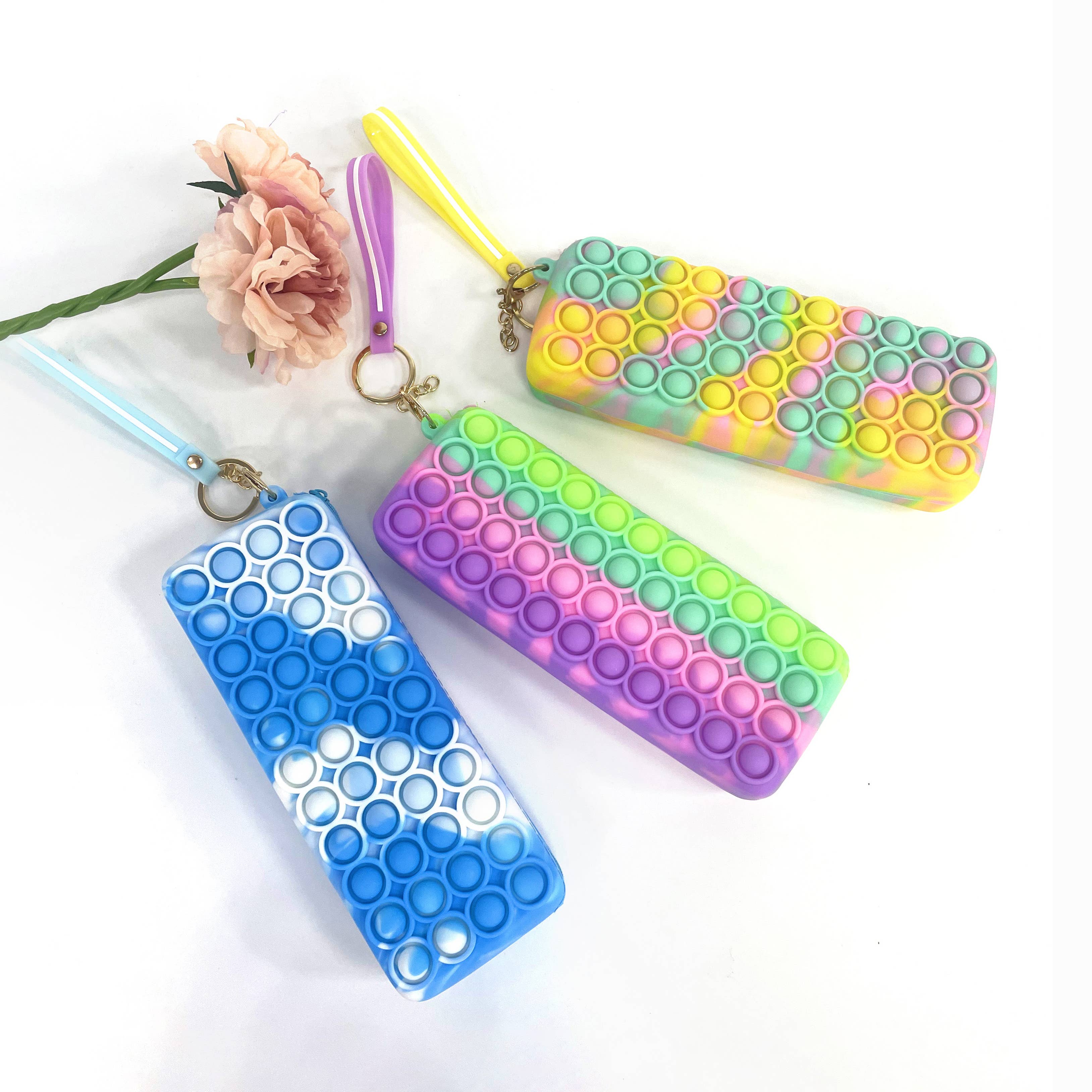 JSBlueRidge Toys - Wholesale Pencil Case/Pouch - Pop Pencil Case Pop It Fidget Kids Toy- Assorted1