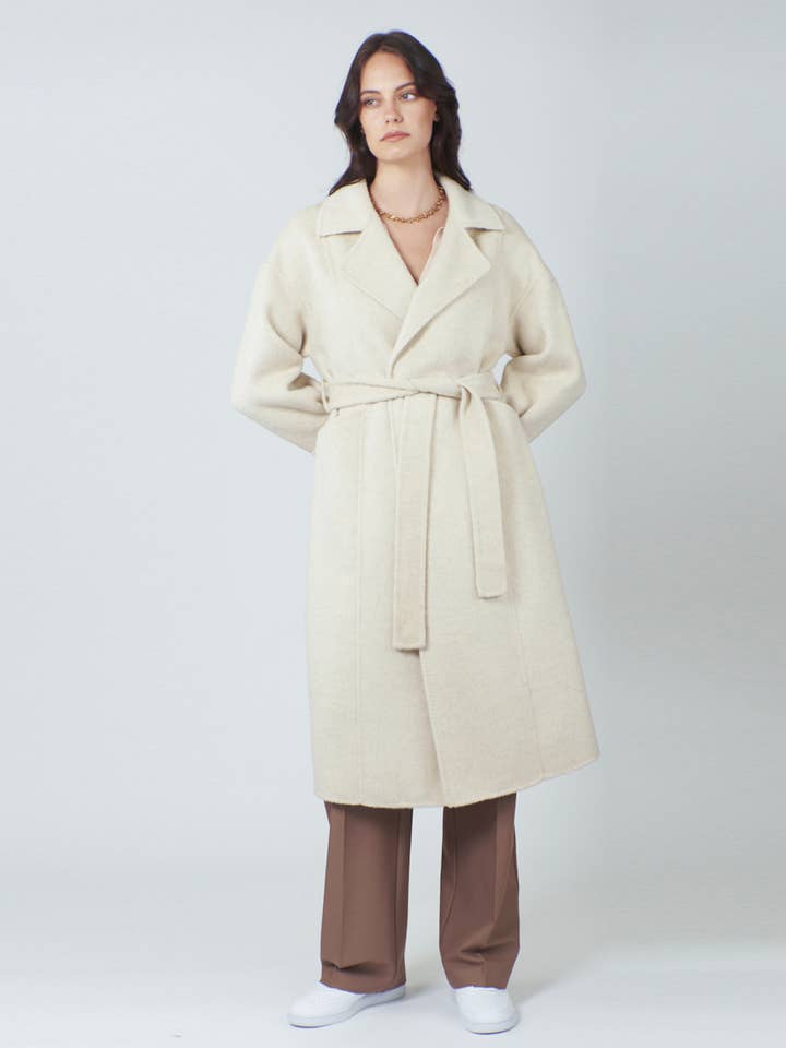 Vida Uld Frakke - Pergament for engroshandel hos lakeyo