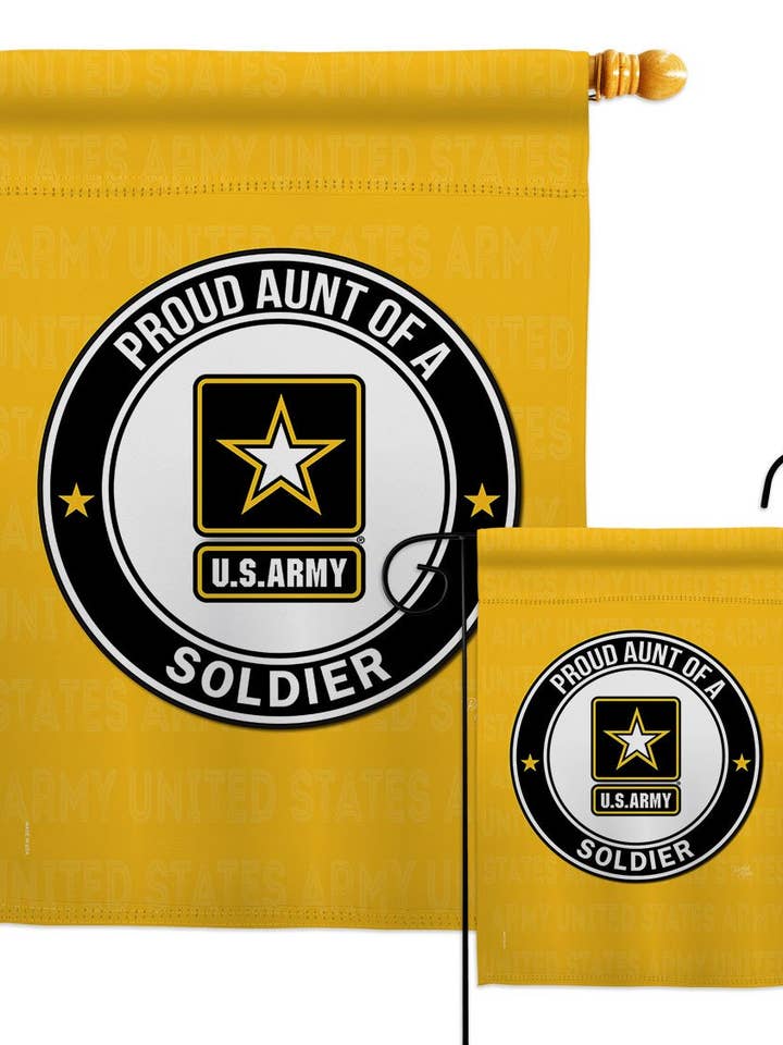 Bandera decorativa del ejército militar de las Fuerzas Armadas de Proud Unt para venta al por mayor de Two Group Flag Co