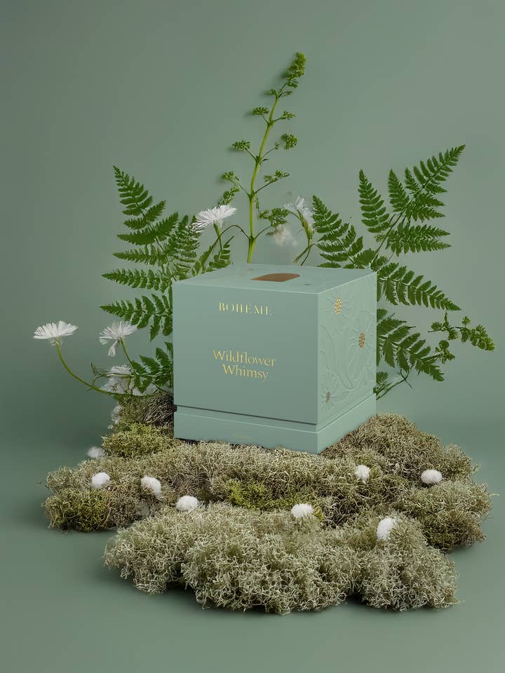 Wildflower Whimsy Wholesale Candle – Boho Bloom Collection for wholesale by Boheme Fragrances