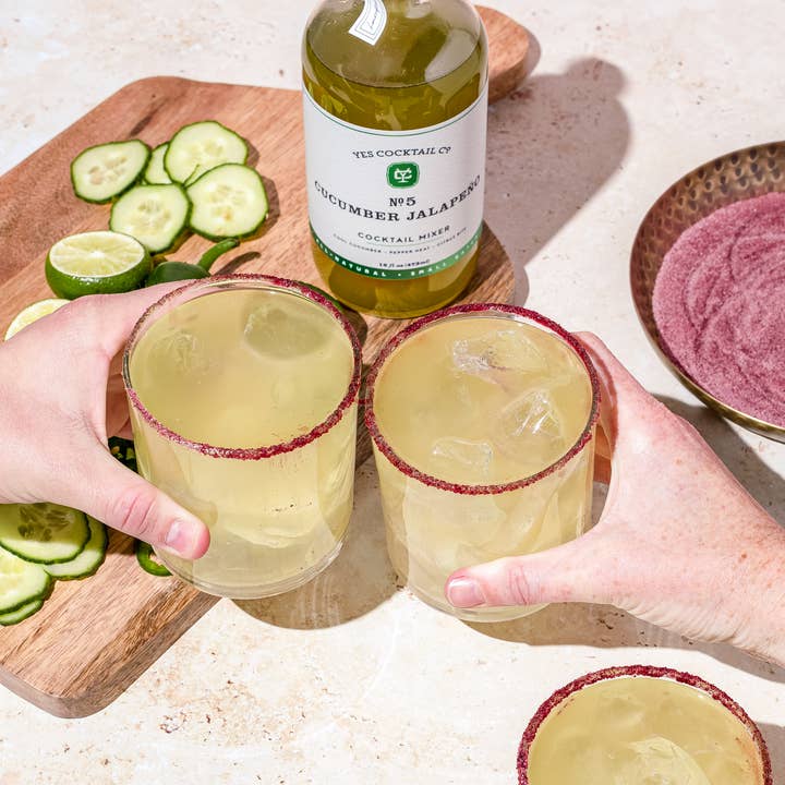 Yes Cocktail Co - Wholesale Cocktail mix/syrup - Cucumber Jalapeno Cocktail Mixer6