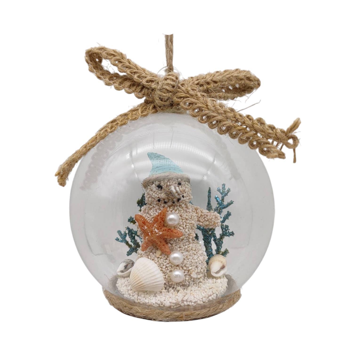 December Diamonds - Wholesale Ornament - Sand Snowman in Globe Orn0