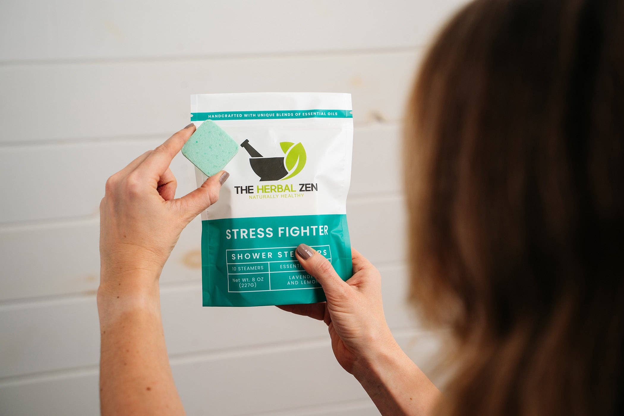 The Herbal Zen - Wholesale Shower Steamer/Bomb - Stress Fighter Shower Steamers – Calming Self-Care Essential2