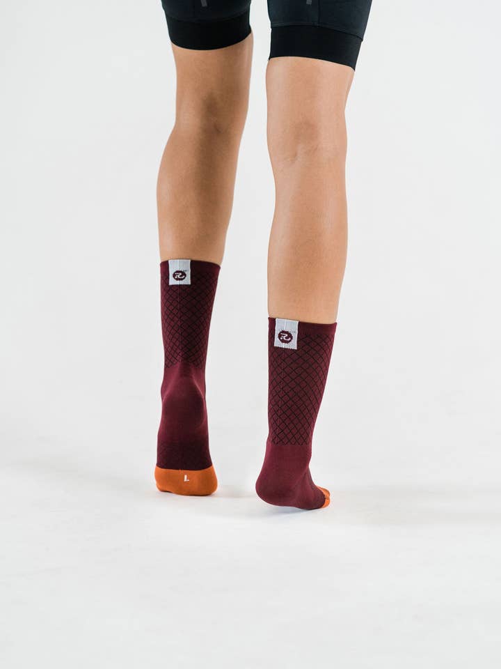 Down The Road - Wholesale Socks – Men's - Tour socks - Italian Plum5