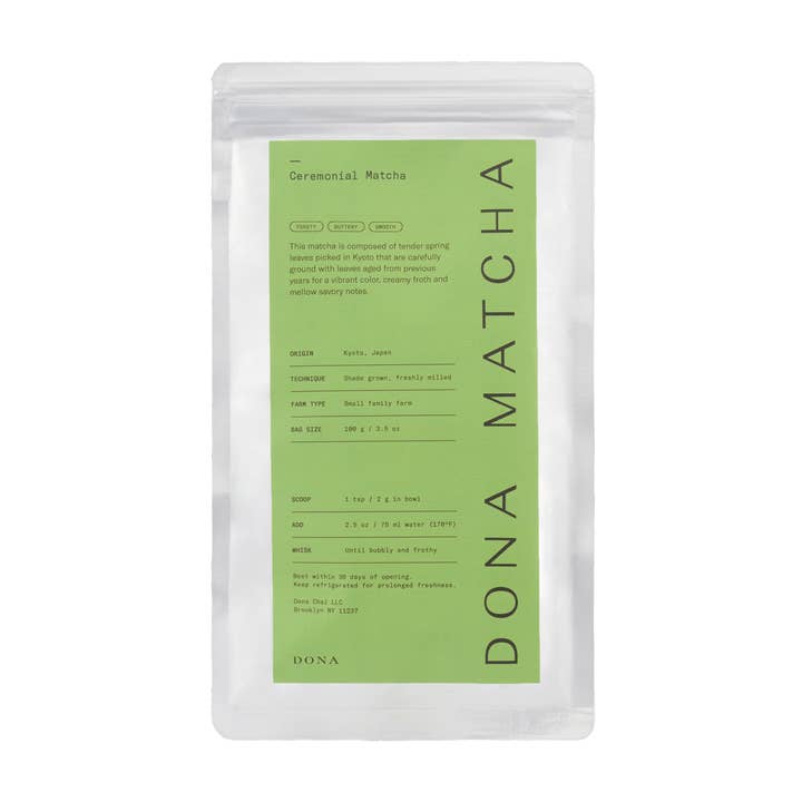 DONA - Wholesale Health/Detox Tea - First Flush Ceremonial Matcha