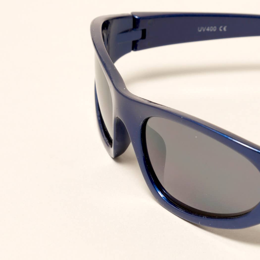  ASSORTED COLOR Kids Trendy Flame Pattern Sunglasses for wholesale on Faire14