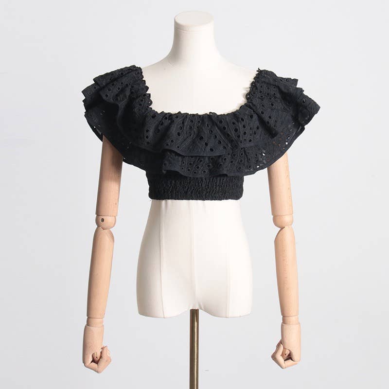 Productseeker - Wholesale Top & Skirt Set - Women's - SET044 Women Ruffle Skirt Set Mini Skirt1