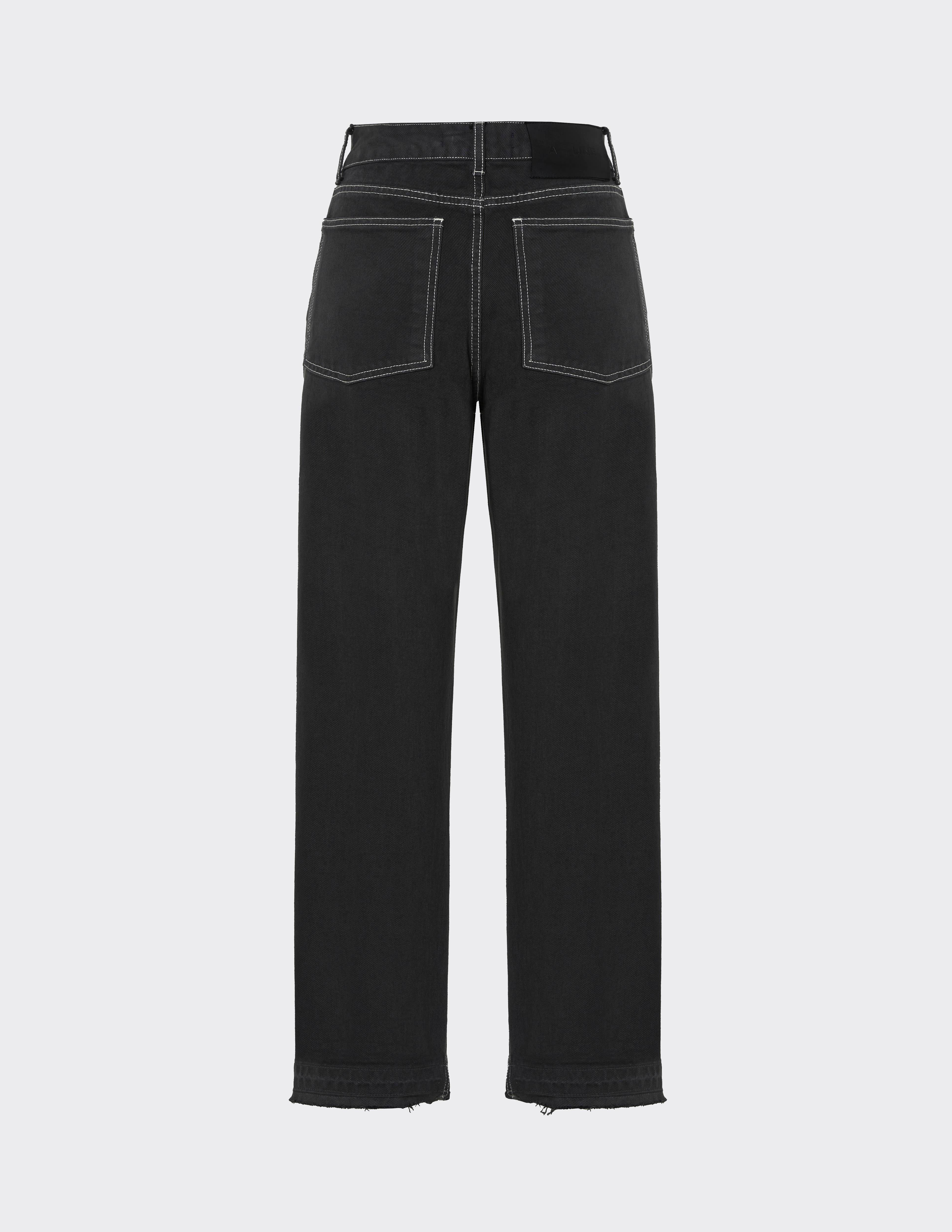 A  LINE - Vente Jean – femme - Jean en denim noir des années 901