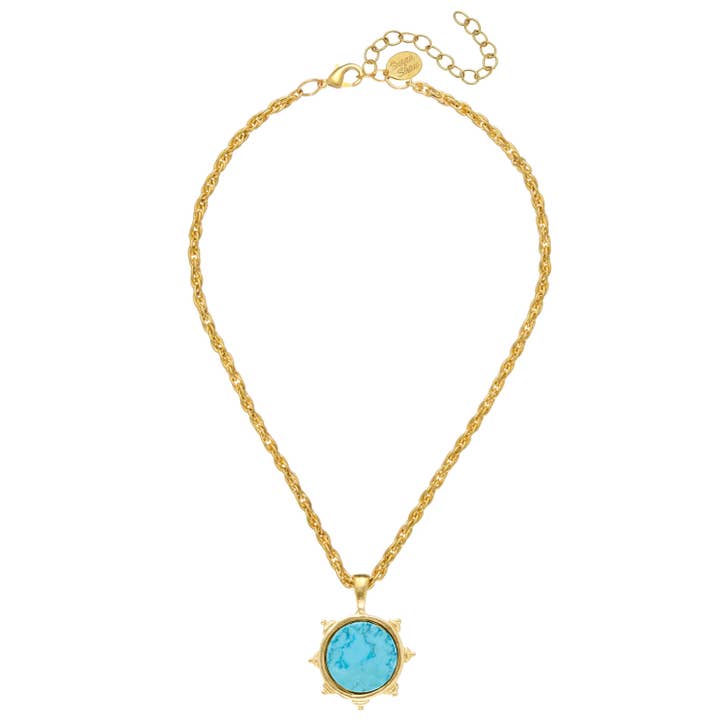 Collier Florence Stone - Turquoise pour la vente par Susan Shaw