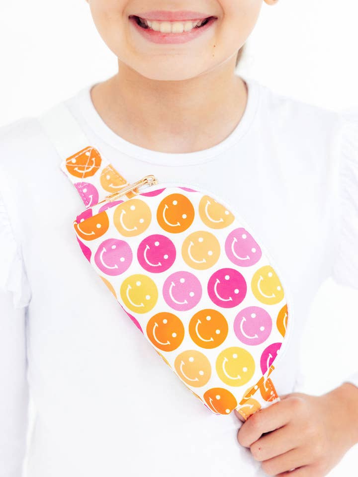 Don't Worry, Be Hippy Belt Bag for wholesale by Mila & Rose