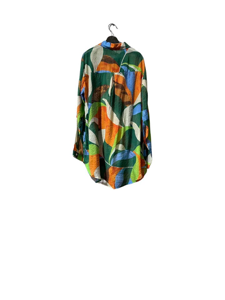 Amy & Clo Invogue - Wholesale Button Down Shirt - Women's - AC477 Plus size printed shirt6