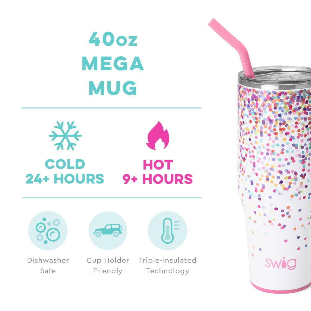 Swig Life - Wholesale Insulated Mug/Tumbler - Confetti Mega Mug (40oz)2