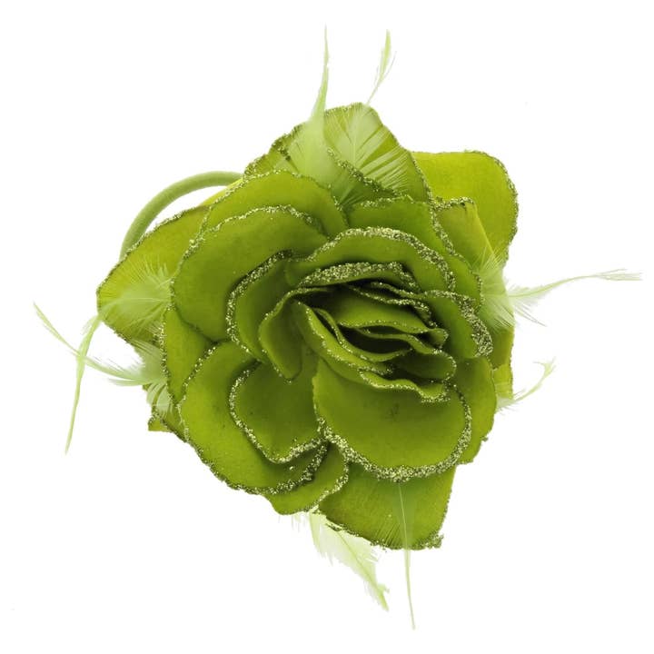 Topkids Accessories - Wholesale Fascinator Hat - Women's - Rose Flower Hair Clip Hairband Floral Corsage Fascinator Hair Band Aligator Beak Grip for Women & Girls Wedding Prom Party Special Occasion6