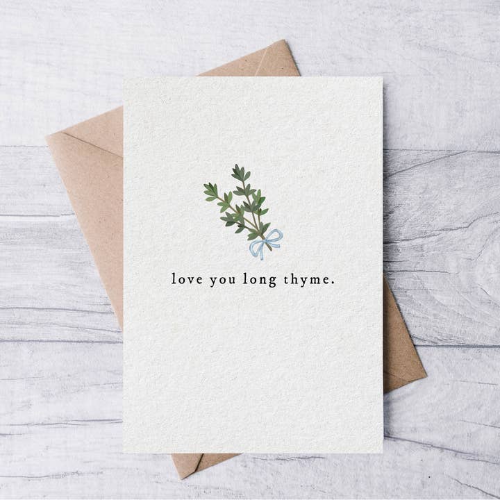 je t'aime depuis longtemps carte de Saint-Valentin mignonne pour la vente par la nouille studio