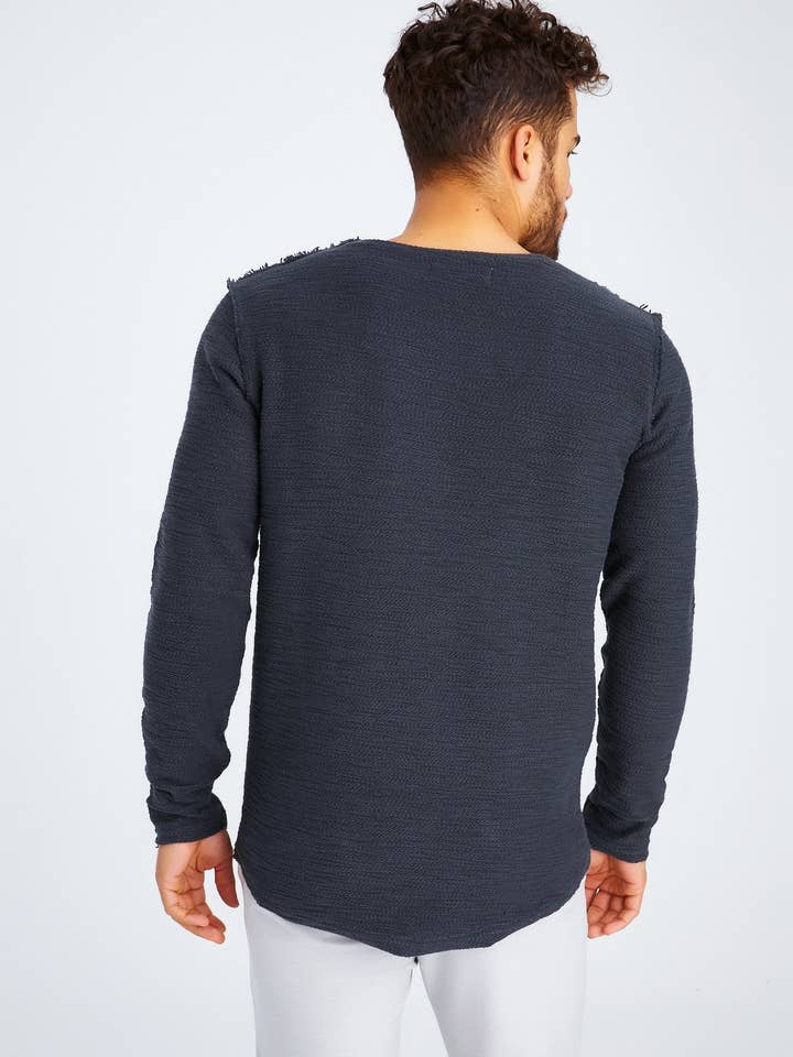 Men's Long Sleeve Crew Neck LN-6323 for wholesale by Leif Nelson GmbH