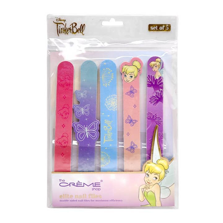 PINEAPPLE Beauty – Großhandel Nagelfeile – TCS DTB9312 Disney Tinker Bell Nagelfeilen-Set, 5-teilig, 12 Stück1