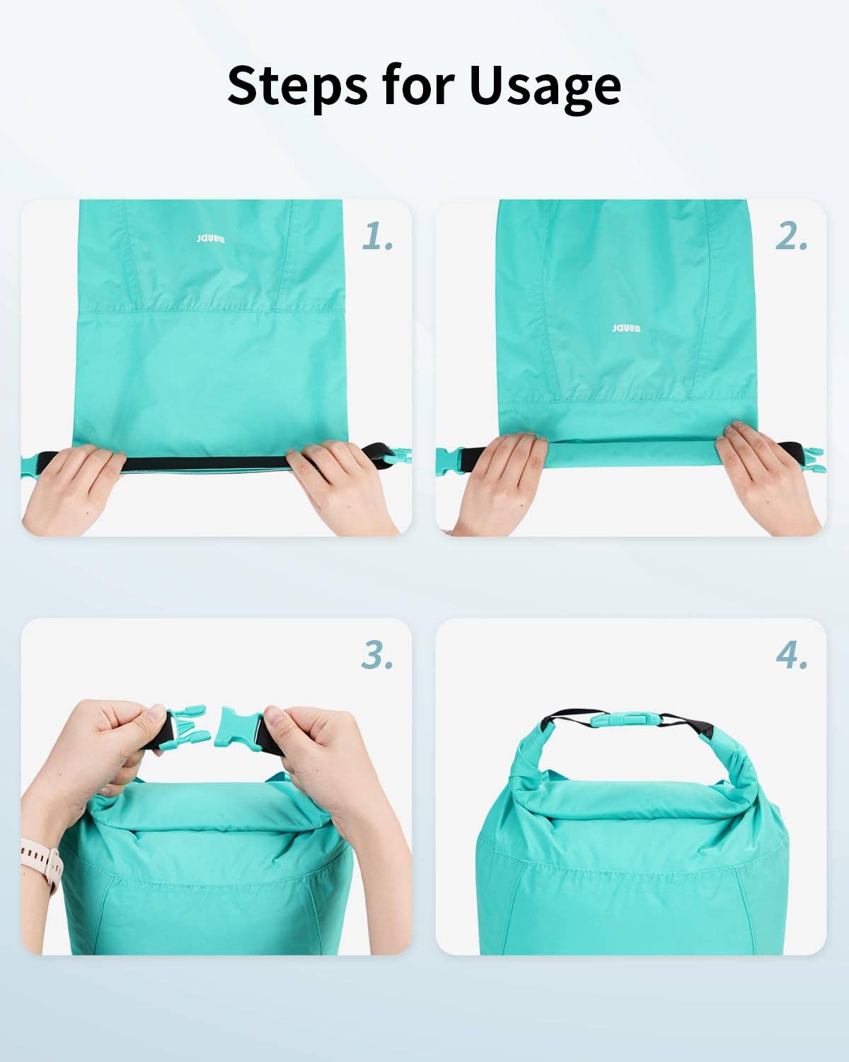 wandf – Großhandel Trockenbeutel – Kind & Baby – WANDF Ultraleichter Trockensack mit Rollverschluss8