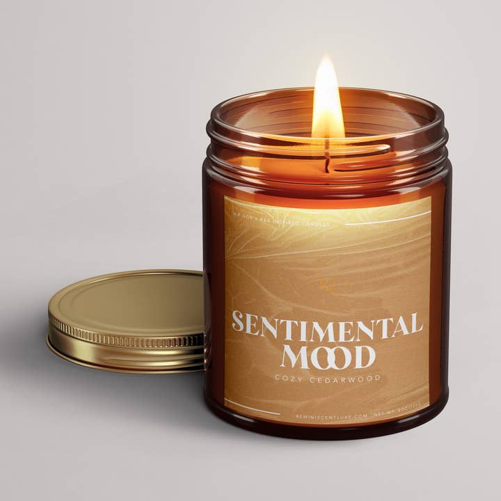 In A Sentimental Mood Candle for wholesale by Reminiscent Luxe Candles