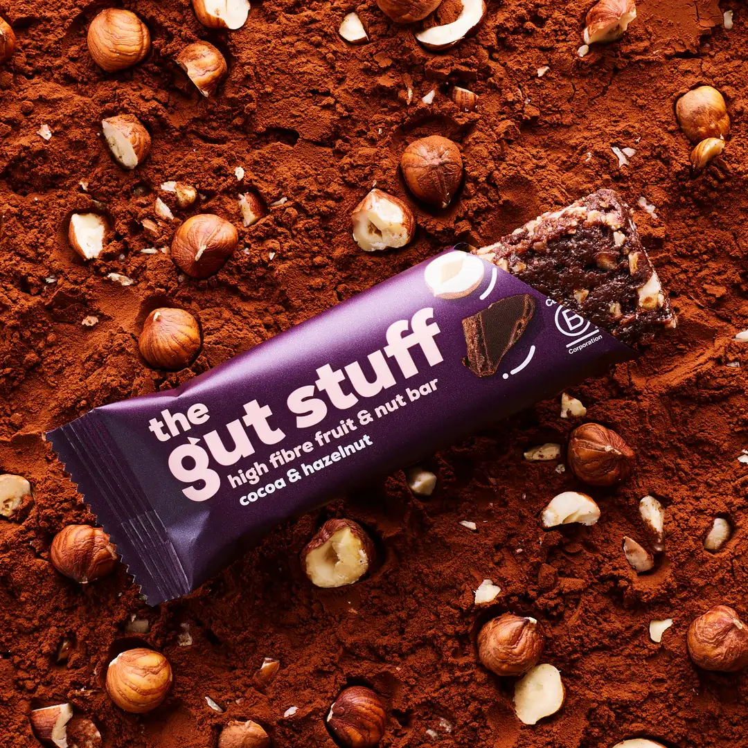 the gut stuff – wholesale Snack bar – High Fibre Fruit & Nut Bars – Cocoa & Hazelnut7