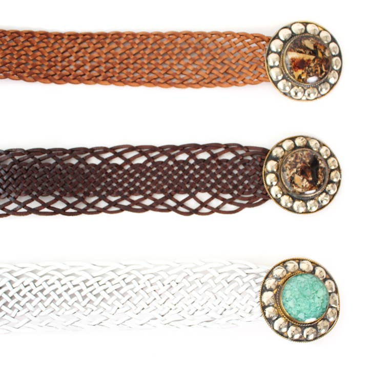 Logionline SLU - Wholesale Belt - Women's - Round Buckle Leather Belt