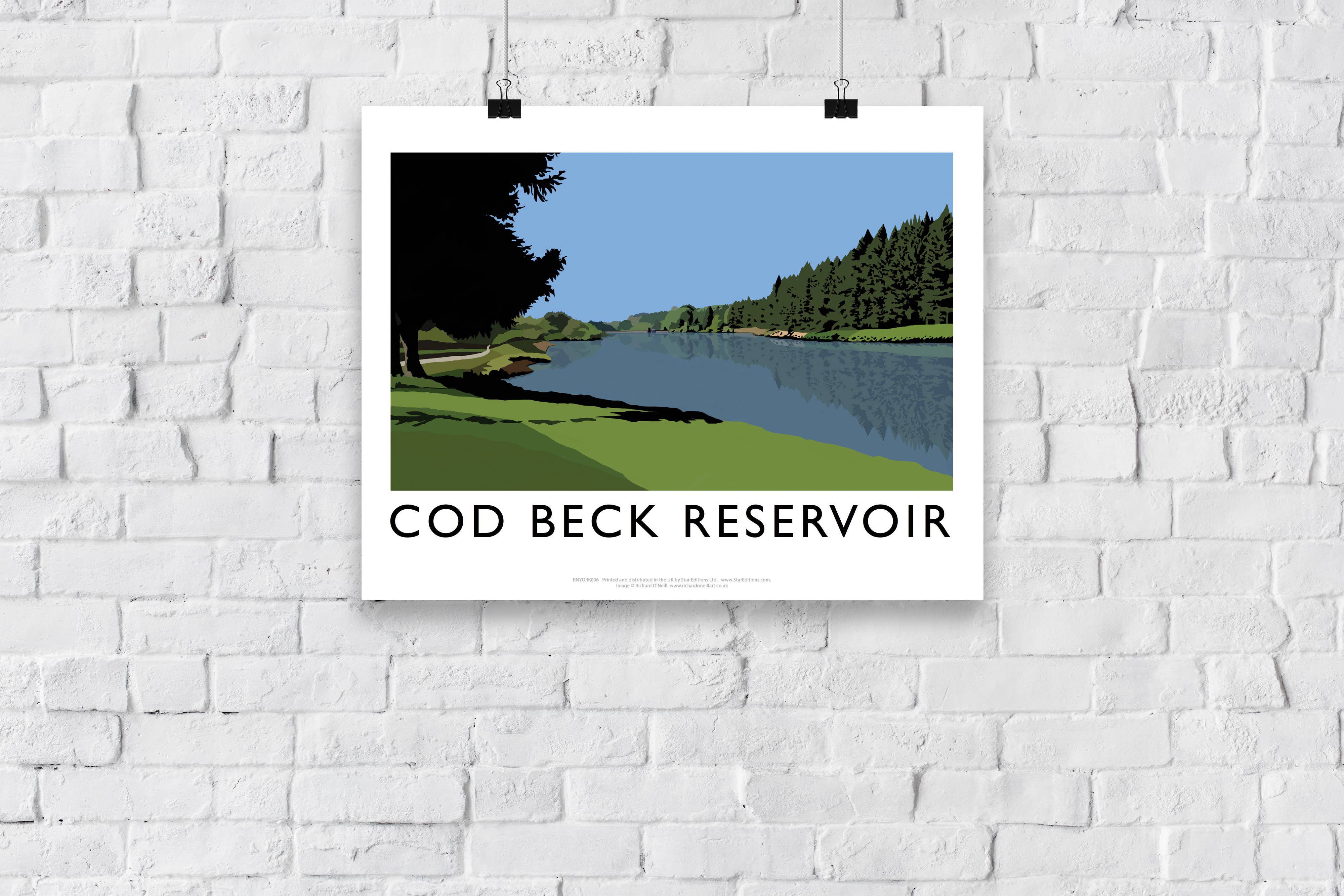 Star Editions – Großhandel Kunstdruck – Cod Beck Reservoir von Künstler Richard O'Neill - Kunstdruck2