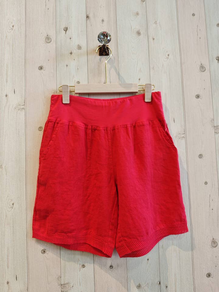 Linen & More - Wholesale Shorts - Women's - REF 64042 WOMEN'S BERMUDA 100% LINEN