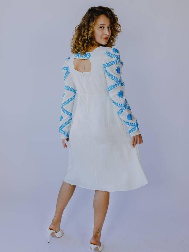 Sonia 100% Silk A-Line Women's Dress for wholesale by Transcend