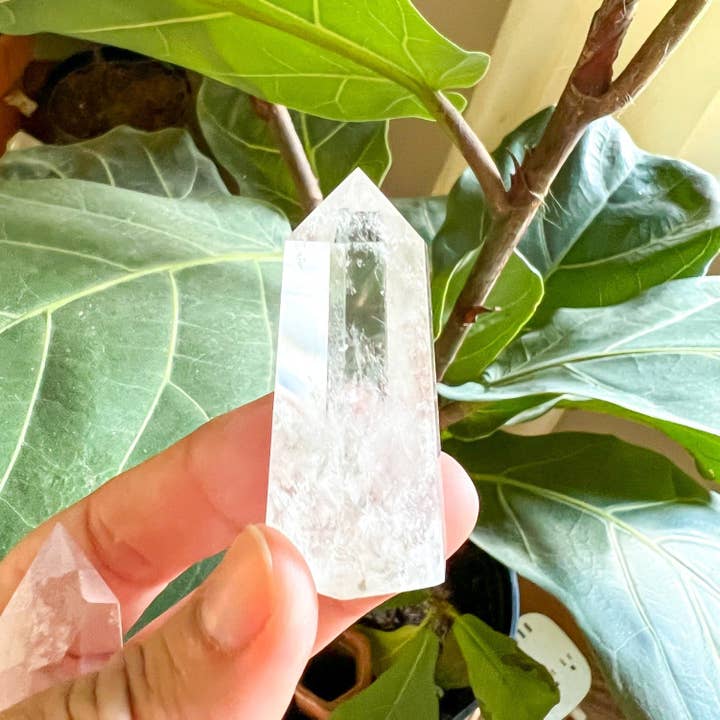 Mini Clear Quartz Tower -1 Tower for wholesale by Rock This Out