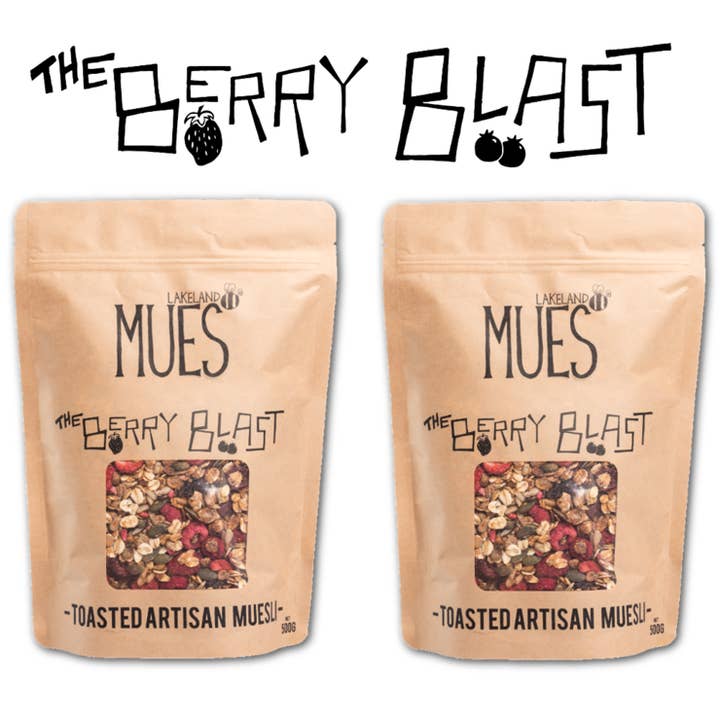 Lakeland Mues - Wholesale Breakfast Cereal - The Berry Blast - Toasted Artisan Muesli