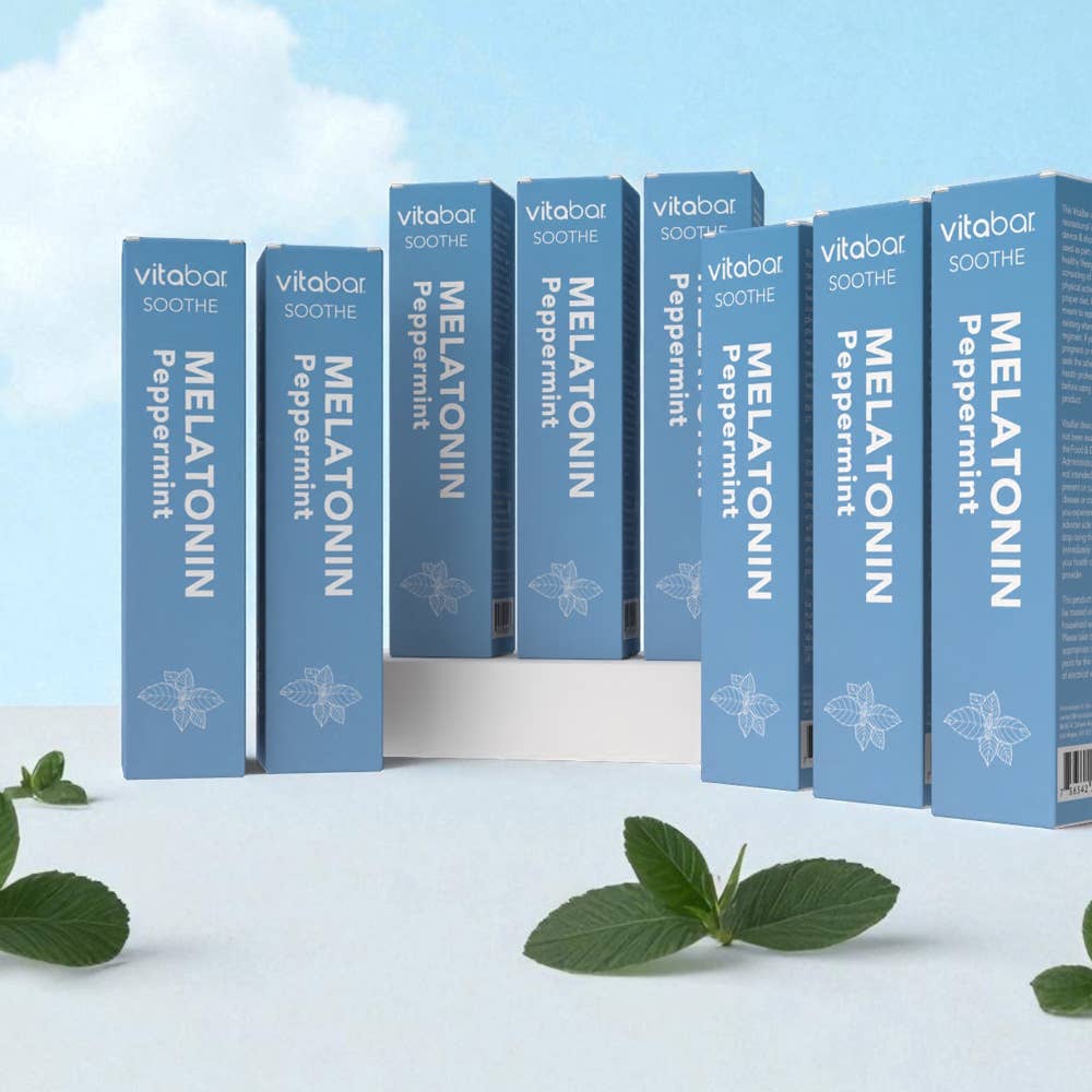 VitaBar - Wholesale Oral Supplement/Vitamin - SOOTHE - Melatonin - Peppermint Flavor 10-PACK1
