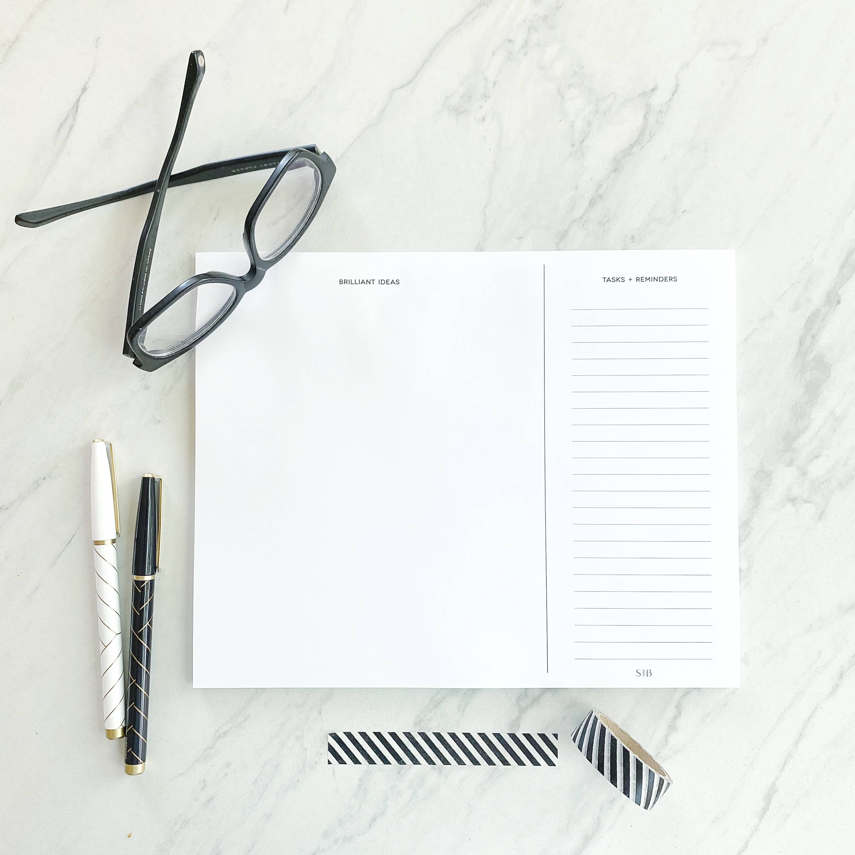 Stevie + Bean Paperie - Vendita all'ingrosso Bloc notes - Idee brillanti, attività + Promemoria/Blocco note1