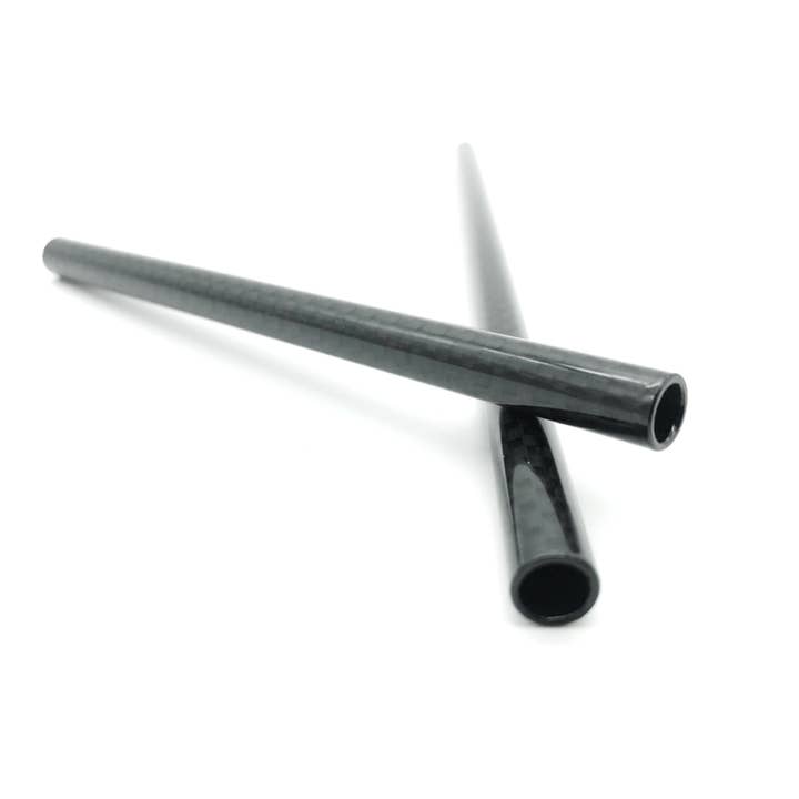 Carbon Fiber Reusable Drinking Straws - Pack Of 2 for wholesale by Lustir