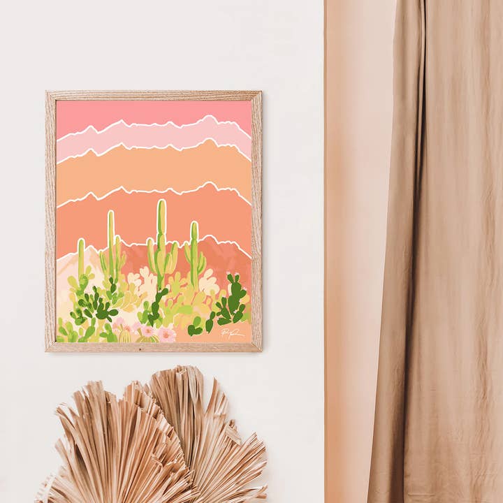 Impresión artística "Selva Serena" para venta al por mayor de Paige Poppe Art