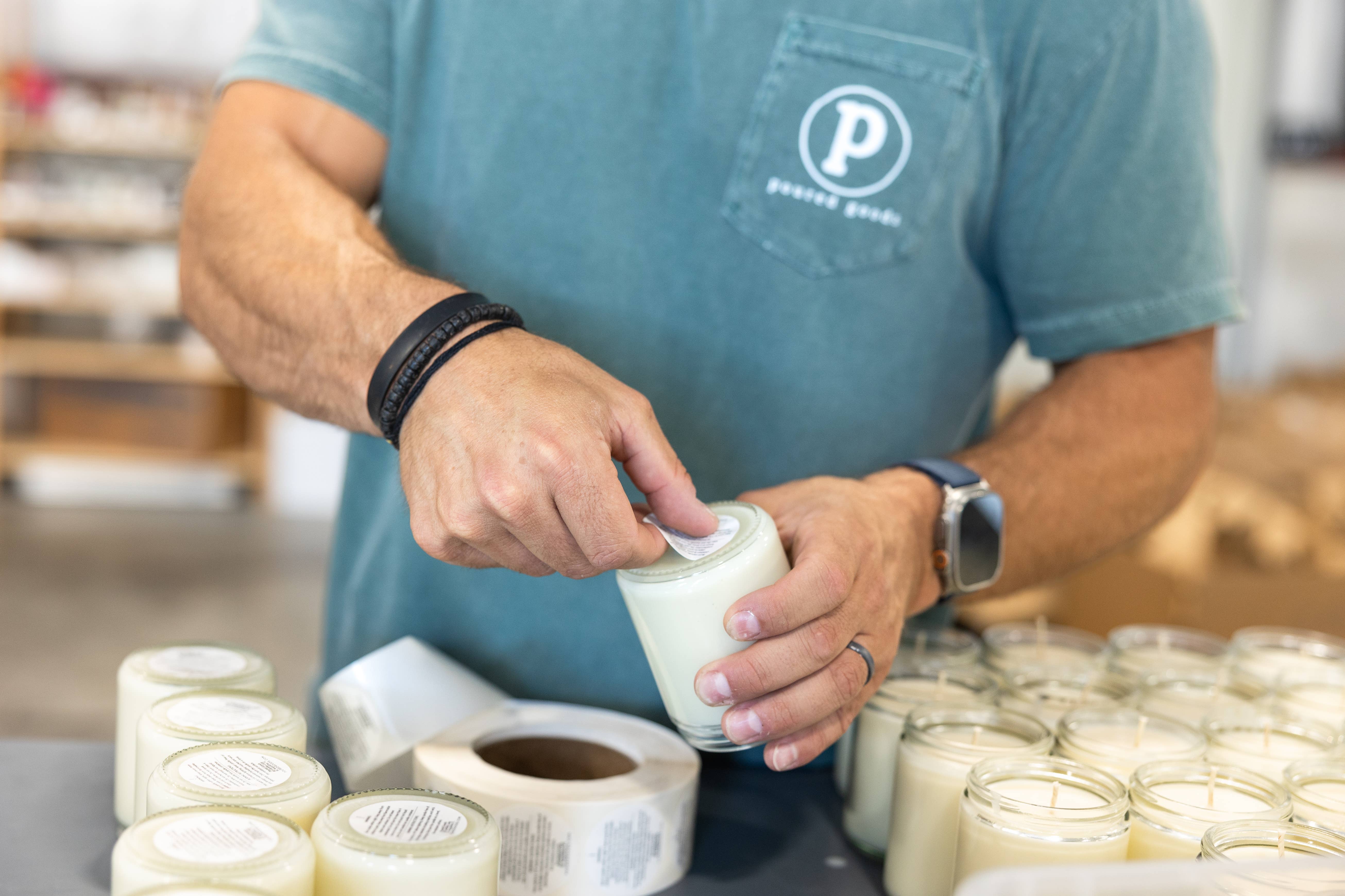 Poured Goods - Wholesale Jar/Filled Candle - Sweet Cream Butter - Candle3