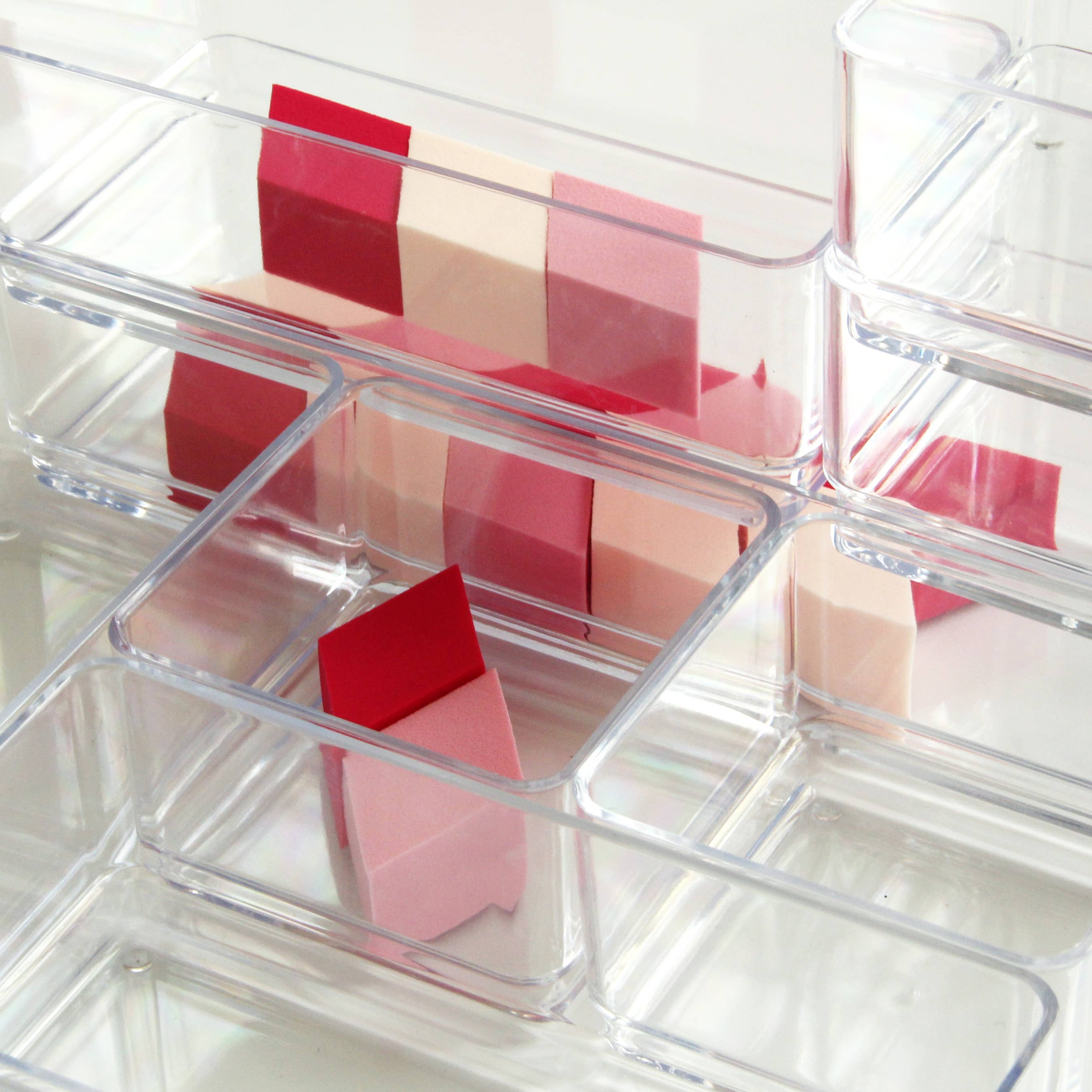 Youngever - Wholesale Drawer Organizer - Youngever 9 Pcs Plastic Vanity and Desk Drawer Organizers3